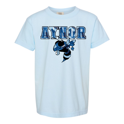 YOUTH Aynor Blue Camo T-shirt