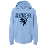 YOUTH Aynor Blue Camo Premium Hoodie