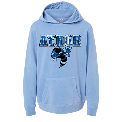 YOUTH Aynor Blue Camo Premium Hoodie